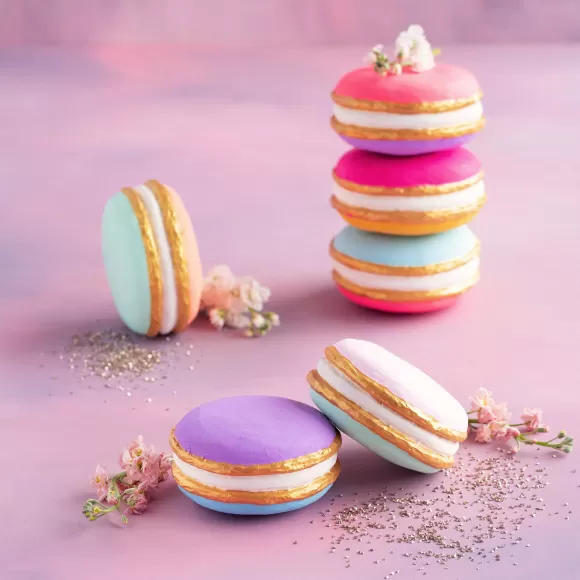 Glitterville Home Accents>Half & Half Macaron, Small By