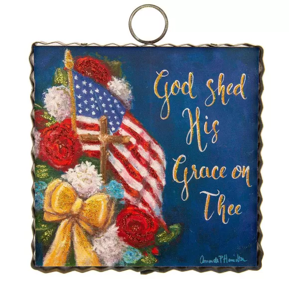 The Round Top Collection Wall Decor>Hamilton "His Grace On Thee" Mini Gallery Art