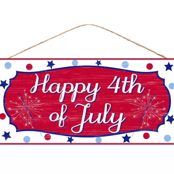 Craig Bachman Table Decor>Happy 4Th Of July Sign