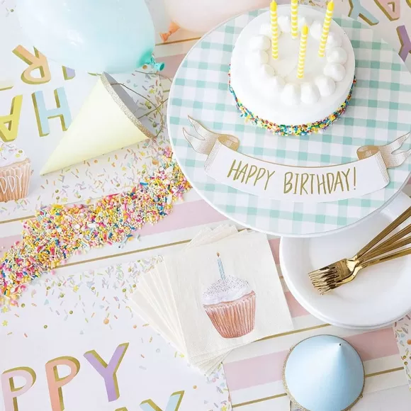 Hester & Cook Kitchen & Dining>Happy Birthday Sprinkle Placemat Sheets