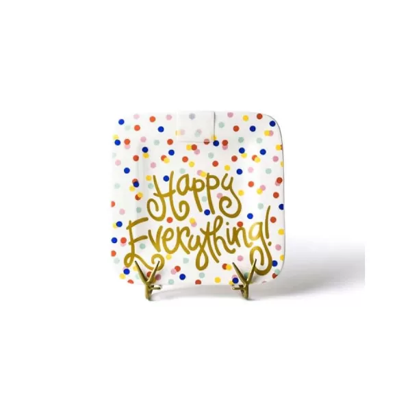 Happy Everything Table Decor>Happy Dot Mini Square Entertaining Platter By !