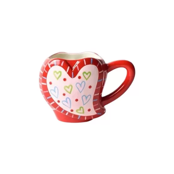 Happy Everything Kitchen & Dining>Heart Shaped Mug By !