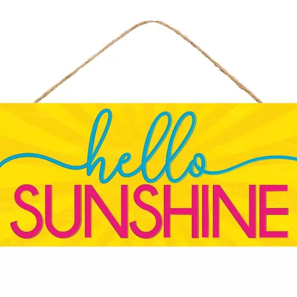 Craig Bachman Table Decor>Hello Sunshine Sign