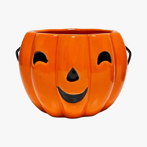 Transpac Figurines>Jack-O-Lantern Bowl