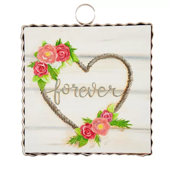 The Round Top Collection Wall Decor>Kross Forever Rope Heart Mini Gallery Art