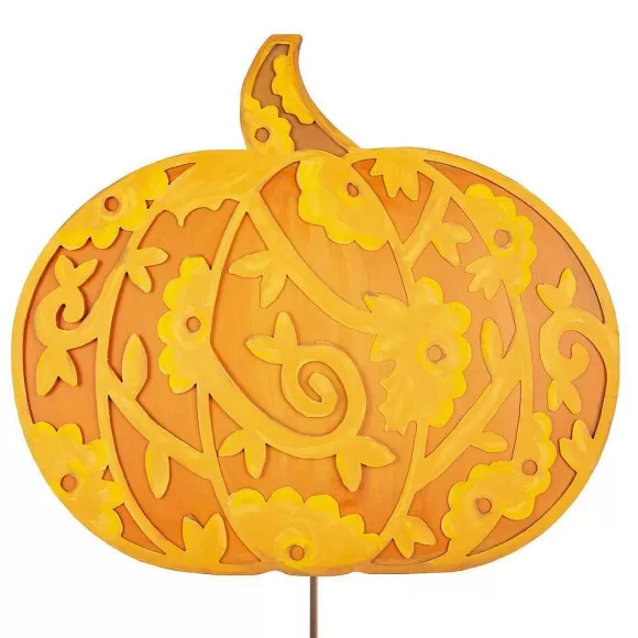 The Round Top Collection Table Decor>Lace Pumpkin