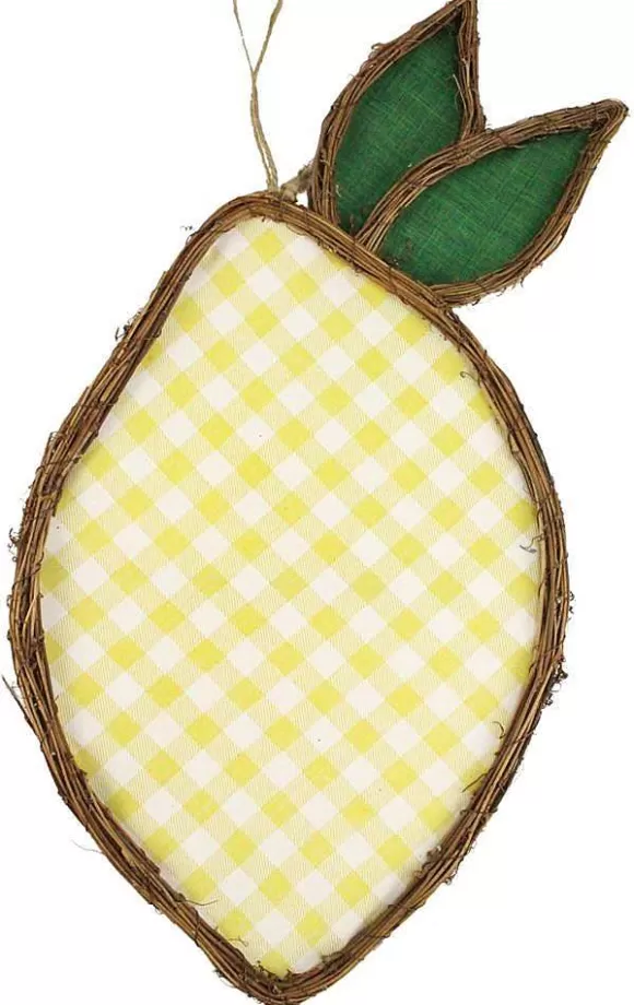 Craig Bachman Hanging Decor>Lemon Fabric Grapevine Door Design