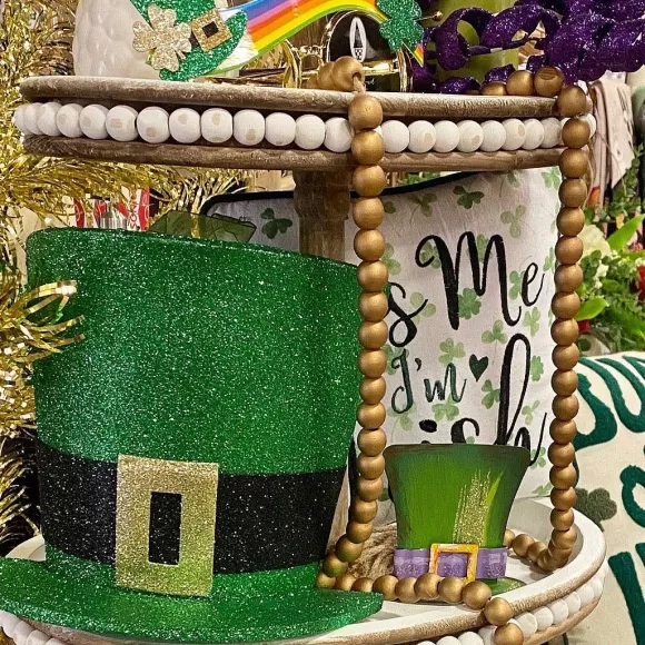 Liberty Floral Home Accents>Leprechaun Top Hat