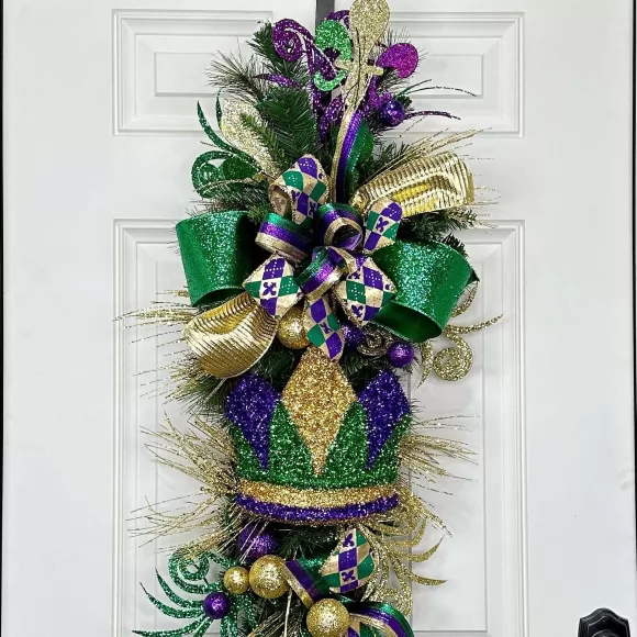 Craig Bachman Mardi Gras>Mardi Gras Crown Ornament