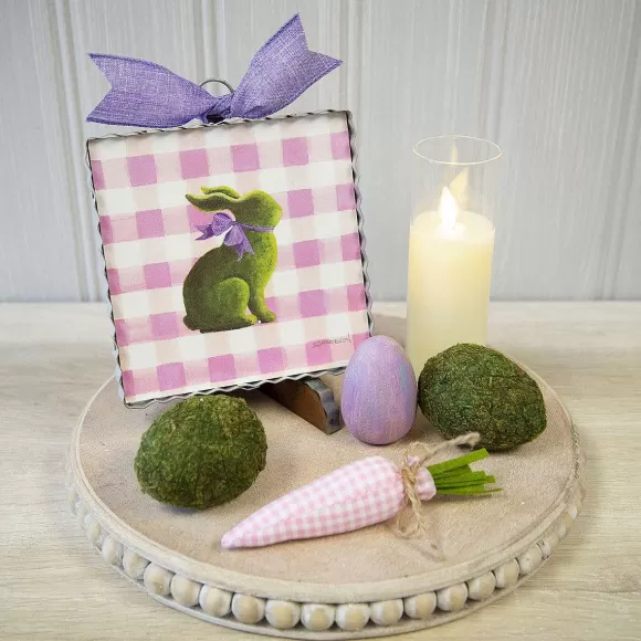 The Round Top Collection Table Decor>Moss Bunny Mini Gallery Art