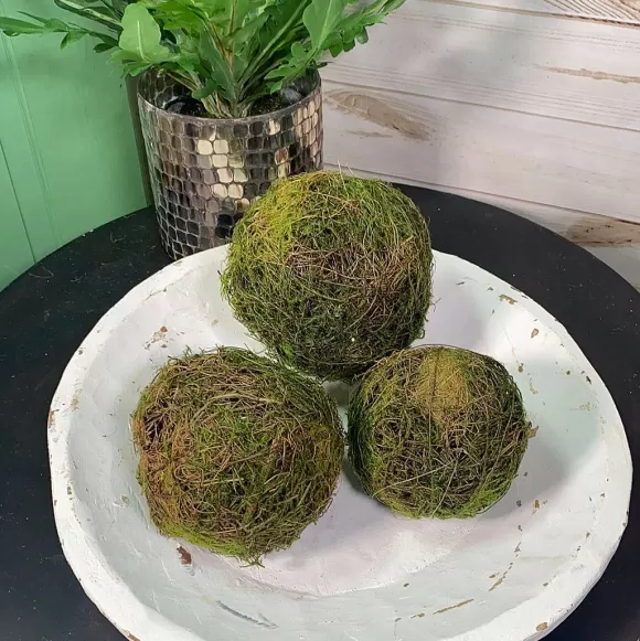 CRI Faux Plants>Moss Orb 6"