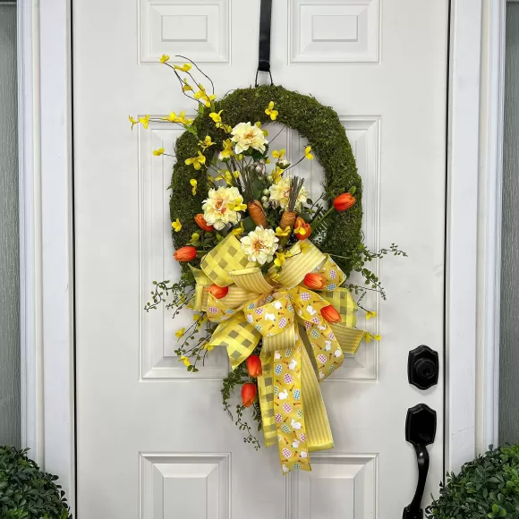 Liberty Floral Spring>Moss Oval Wreath