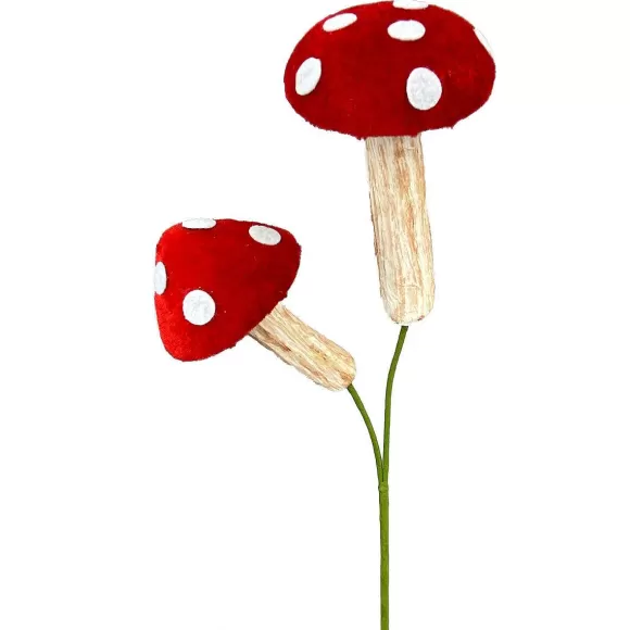 Liberty Floral Spring Picks>Mushroom Pick