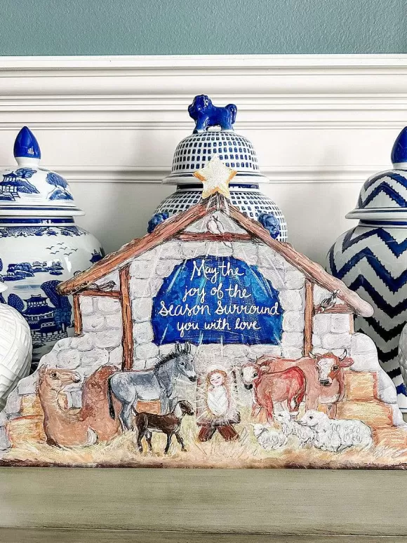 The Round Top Collection Table Decor>Nativity Scene