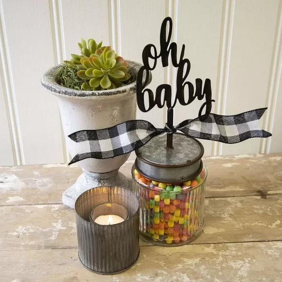 The Round Top Collection Table Decor>Oh Baby Finial