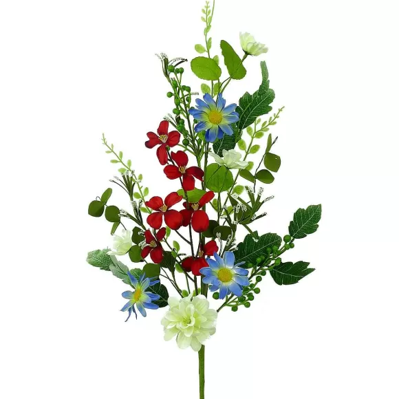 Liberty Floral Floral Decor>Patriotic Dahlia Daisy Spray