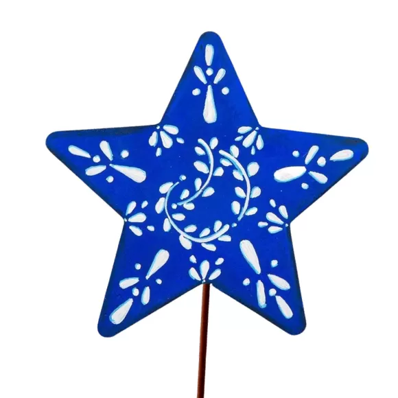 The Round Top Collection Wall Decor>Patriotic Talavera Star