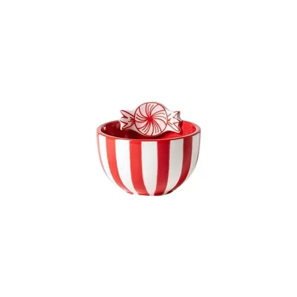 Happy Everything Kitchen & Dining>Peppermint Embellishment Bowl By !