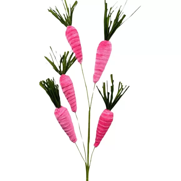 Liberty Floral Floral>Pink And Green Carrot Spray