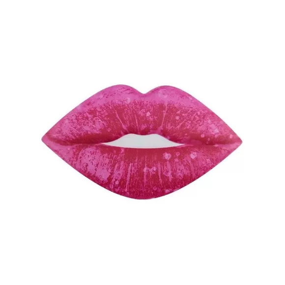 Craig Bachman Focal Points>Pink Metal Embossed Lip Sign