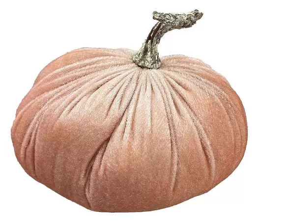 Liberty Floral Home Accents>Pink Velvet Pumpkin