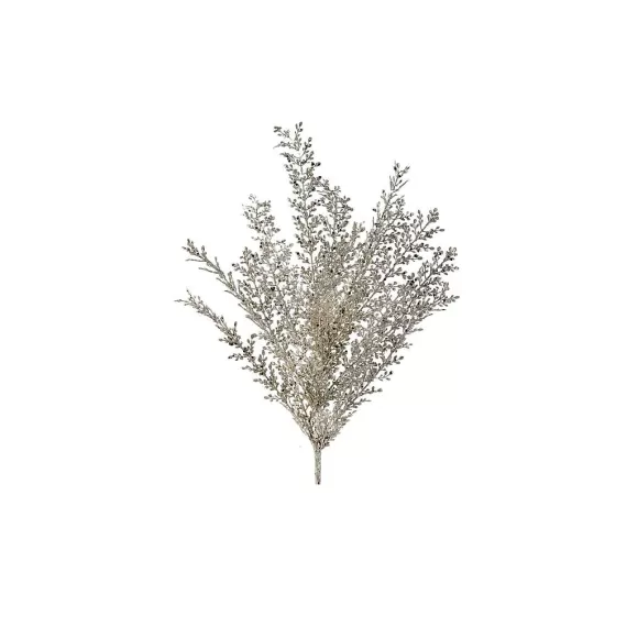 Regency Sprays>Platinum Sequin Artemesia Bush, 24"