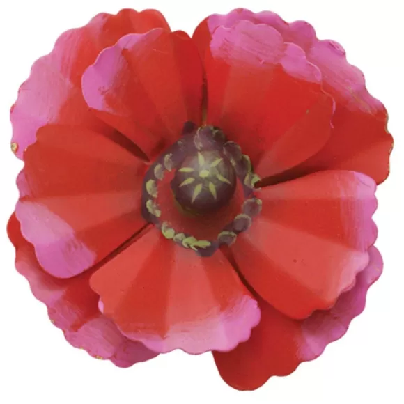 The Round Top Collection Table Decor>Poppy Flower Magnet