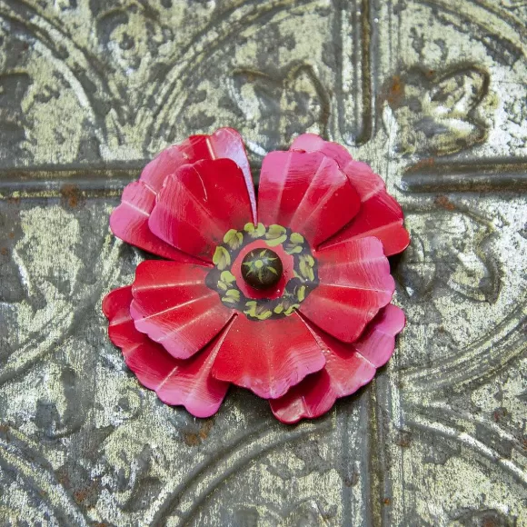 The Round Top Collection Table Decor>Poppy Flower Magnet