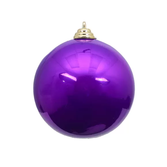 Farrisilk Ball Ornaments>Purple Candy Apple Ball Ornament, 8"