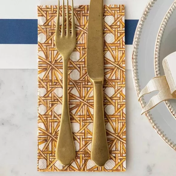 Hester & Cook Kitchen & Dining>Rattan Weave Guest Napkin Set