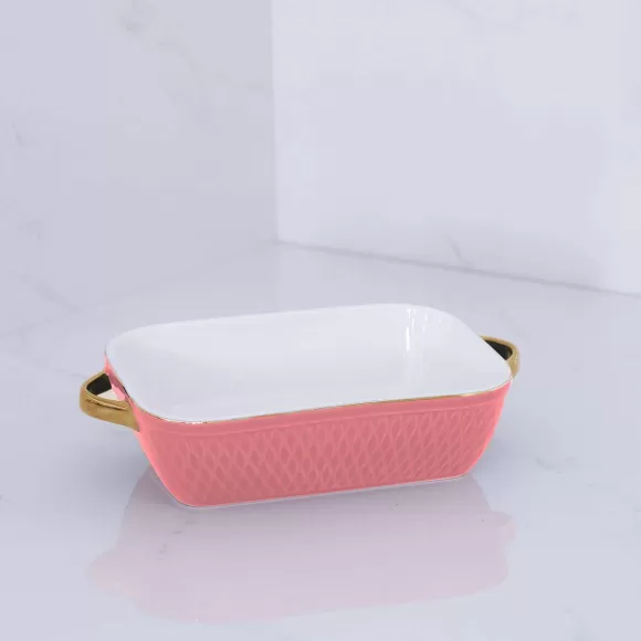 Beatriz Ball Spring>Rectangular Baker, Salmon