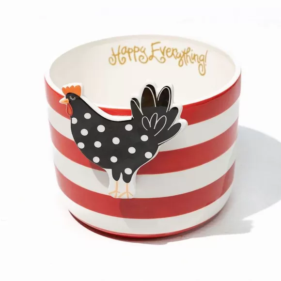 Happy Everything Kitchen & Dining>Red Stripe Mini Bowl By !