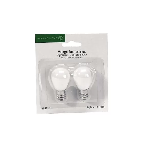 Department 56 Table Decor>Replacement 3 V Light Bulb Set Dept. 56 Village