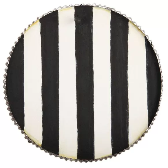 The Round Top Collection Table Decor>Round Black And White Display Board