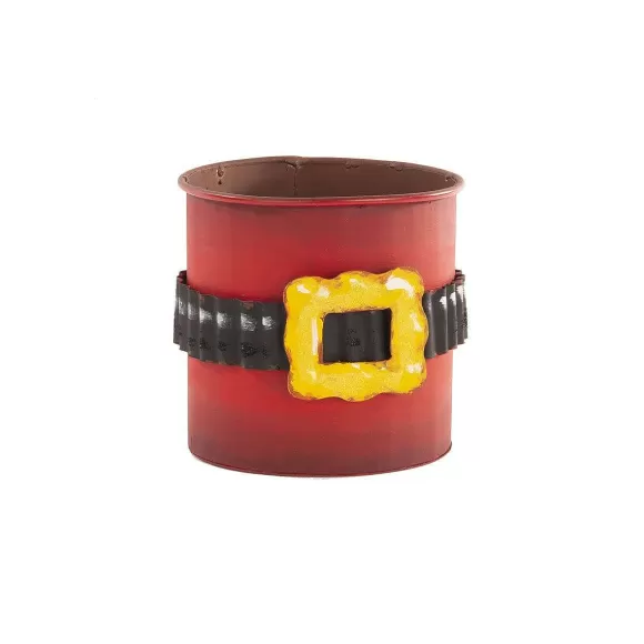 The Round Top Collection Table Decor>Santa's Belt Container