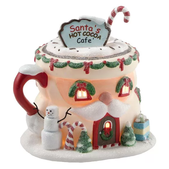 Department 56 Table Decor>Santa's Hot Cocoa Cafe, Dept. 56 Village