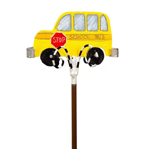 The Round Top Collection Table Decor>School Bus Finial