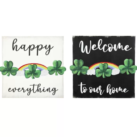 The Round Top Collection Table Decor>Shamrock Banner For Banner Display