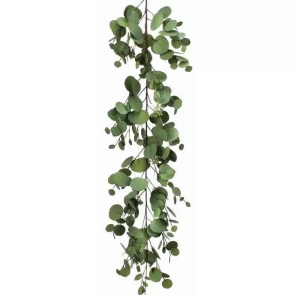 Regency Greenery>Silver Dollar Eucalyptus Garland, 48"