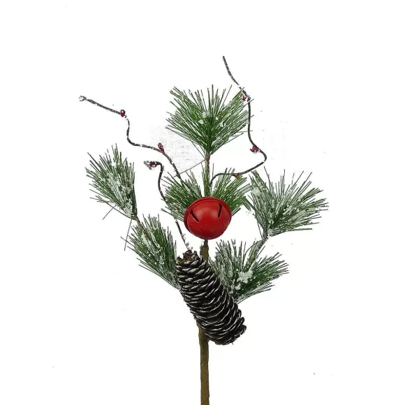 Liberty Floral Floral Decor>Snow Pine Cone Pick