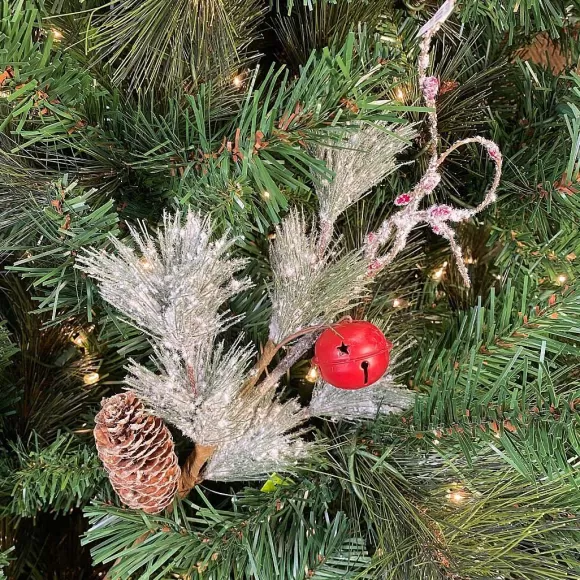 Liberty Floral Floral Decor>Snow Pine Cone Pick