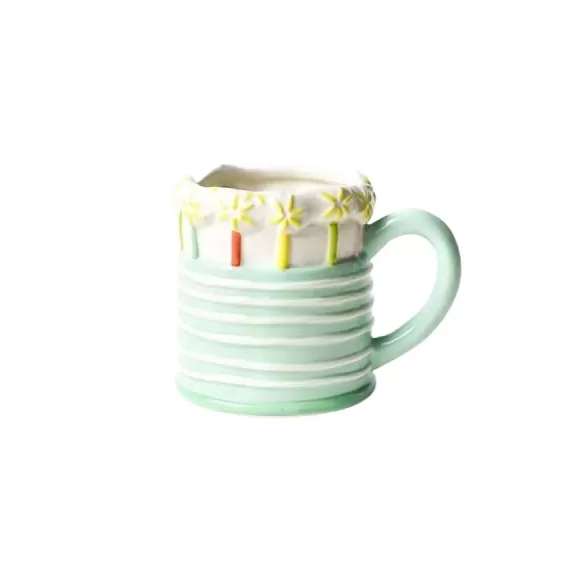 Happy Everything Kitchen & Dining>Sparkle Cake Shaped Mug By !