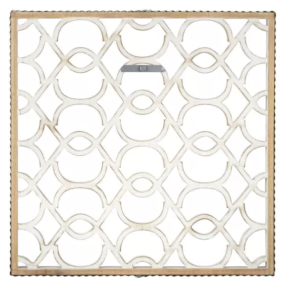 The Round Top Collection Table Decor>Square Lattice Charm Art Display