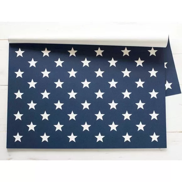 Hester & Cook Kitchen & Dining>Stars On Blue Placemat Sheets