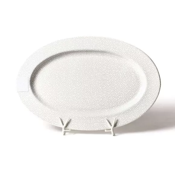 Happy Everything Kitchen & Dining>Stone Small Dot Big Oval Platter By !