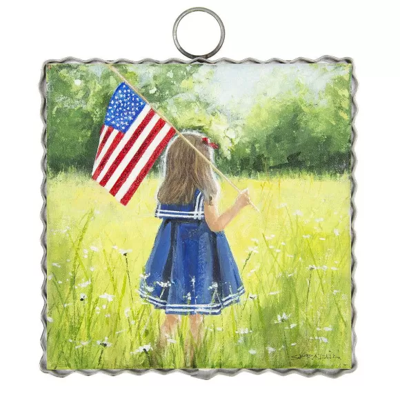 The Round Top Collection Table Decor>Sweet Patriotism Mini Gallery Art