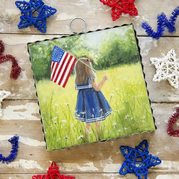 The Round Top Collection Table Decor>Sweet Patriotism Mini Gallery Art