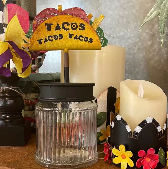 The Round Top Collection Table Decor>Tacos, Tacos, Tacos Finial