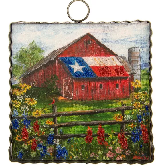 The Round Top Collection Table Decor>Texas Barn Mini Gallery Art