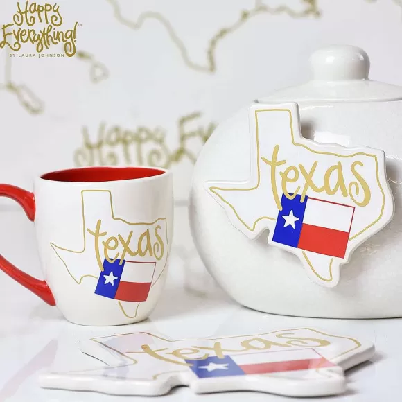 Happy Everything Kitchen & Dining>Texas Motif Mug By !